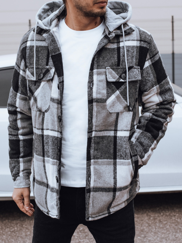 Pánská bunda s kapucí černá Dstreet TX4958 M