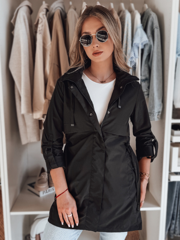 Dámská přechodná bunda STYLINA Dstreet TY4787 Barva: Černá, Velikost: S