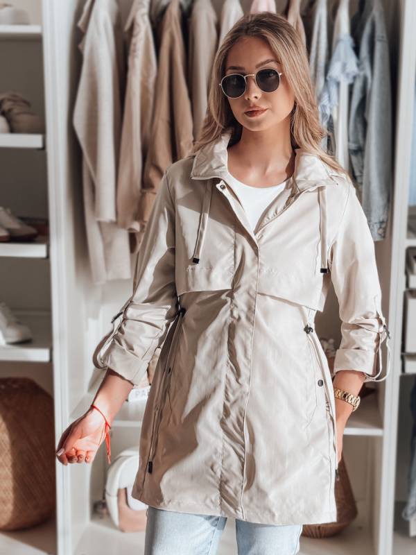 Dámská přechodná bunda STYLINA Dstreet TY4787 Barva: Béžová, Velikost: XL
