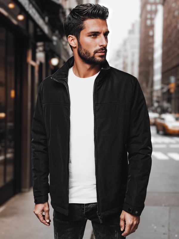 Pánská bunda Dstreet TX4994 Barva: Černá, Velikost: M