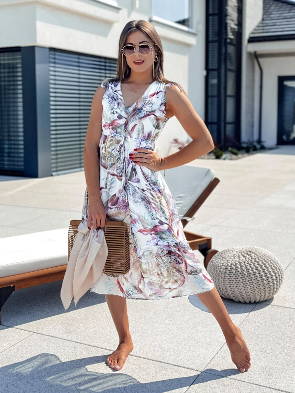 ROSALIE šaty bílé Dstreet EY2528 Velikost: XS