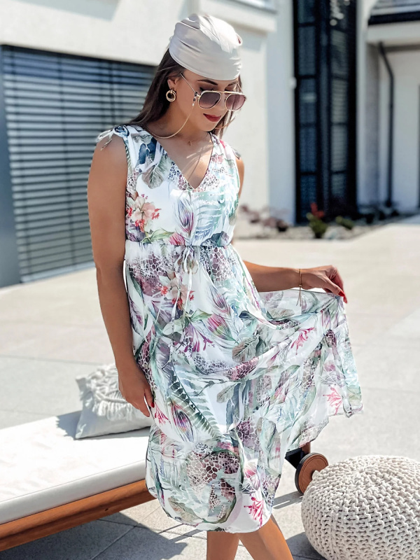 ROSALIE šaty bílé Dstreet EY2527 Velikost: S