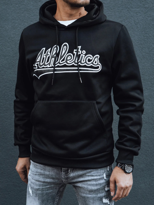 Pánská mikina s kapucí černá Dstreet BX5776 XXL