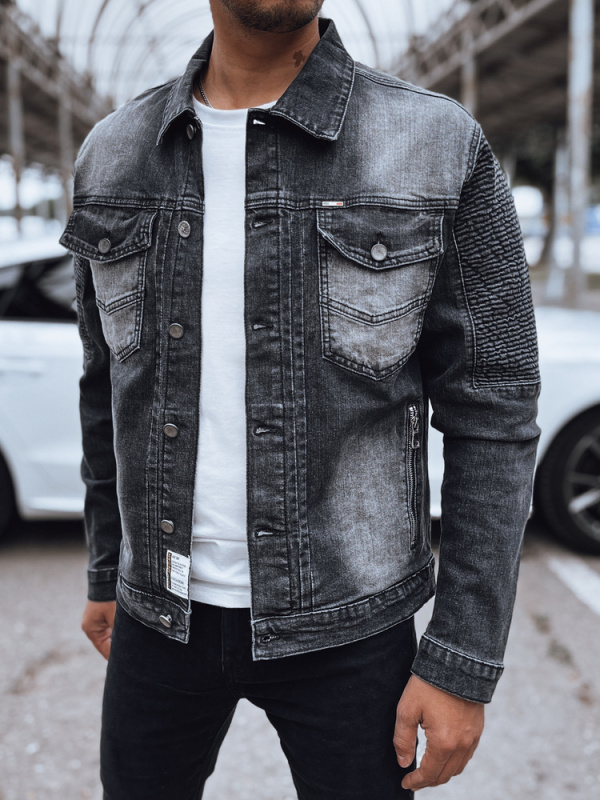 Černá pánská džínová bunda Dstreet TX4719 M