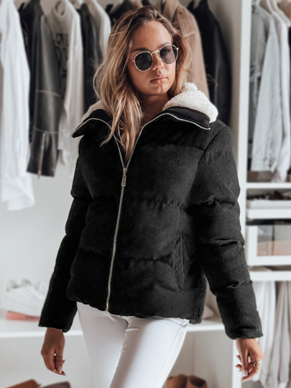 Dámská zimní bunda TRENDYGLAM černá Dstreet TY4357 XL