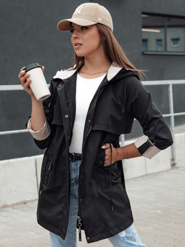 Dámská parka bunda STYLE QUEEN černá Dstreet TY4395 M