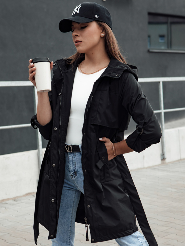 Dámská parka bunda MODERNS černá Dstreet TY4390 L