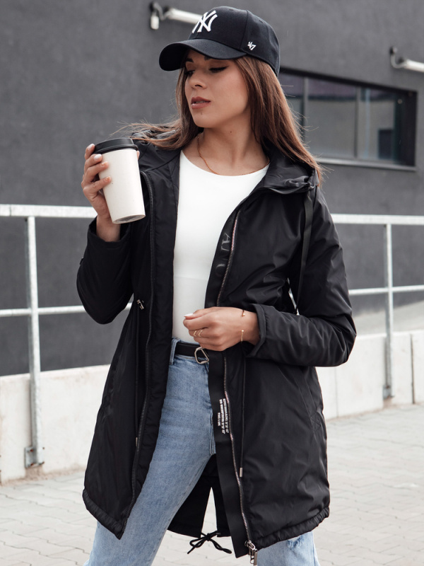 Dámská parka bunda URBANJOY černá Dstreet TY4385 XXL
