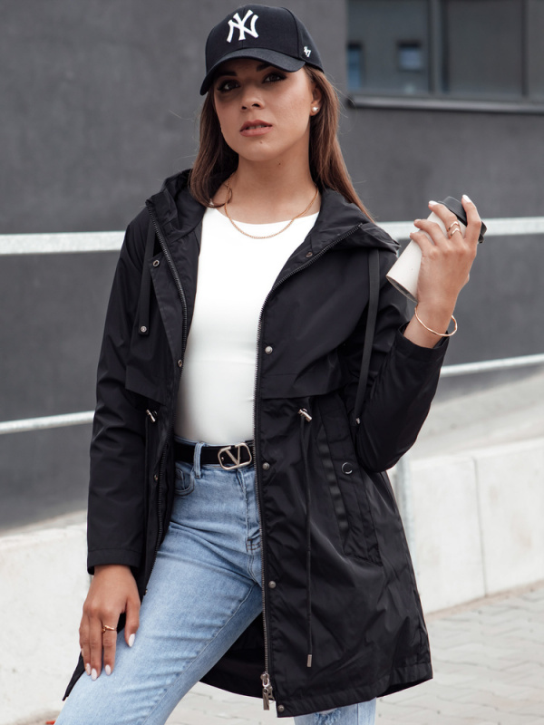 Dámská parka GLAMJACKET černá Dstreet TY4384 XXL