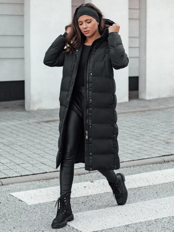 Dámská bunda černá Dstreet TY4601 Velikost: XL