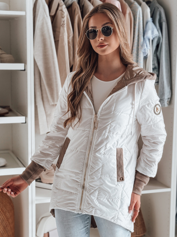 Dámská bunda ROSSANA Dstreet TY4830 Barva: Bílá, Velikost: S