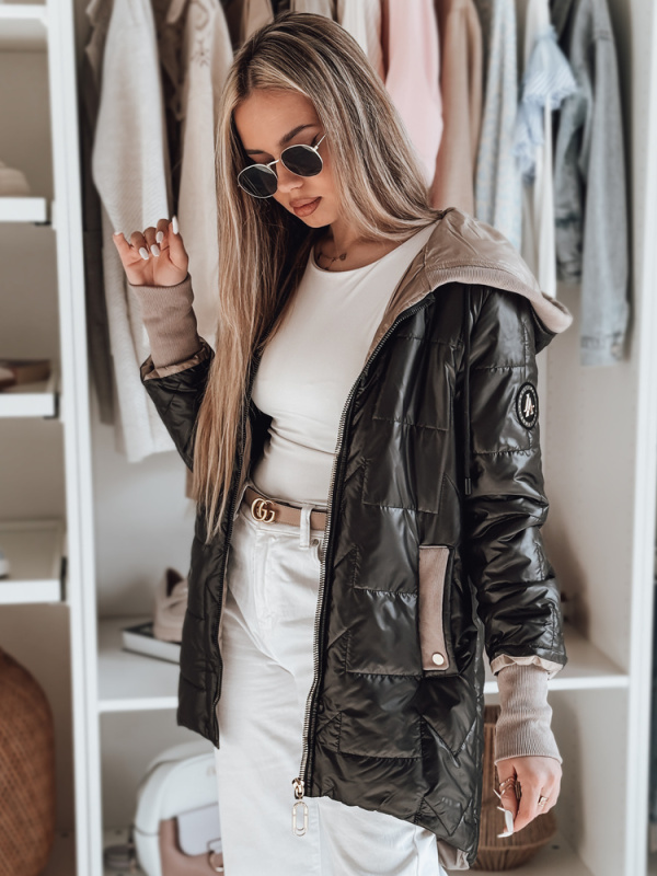 Dámská bunda ROSSANA Dstreet TY4830 Barva: Černá, Velikost: XL