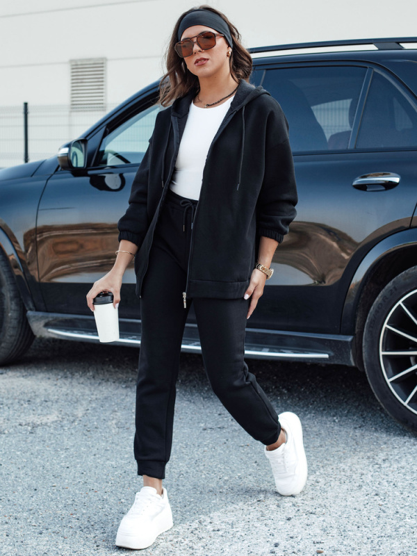 Tepláková souprava AMILIA PREMIUM Dstreet AY1098 Barva: Černá, Velikost: XL
