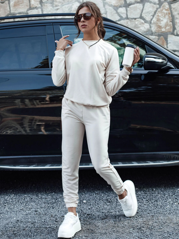 Komplet dámský dresový MILIAN světle béžový Dstreet AY1110 M