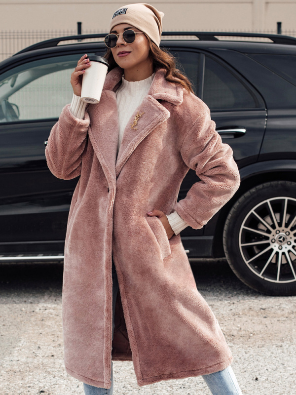 Dámská zimní bunda GLAMFUR Dstreet TY4697 Barva: Růžová, Velikost: S