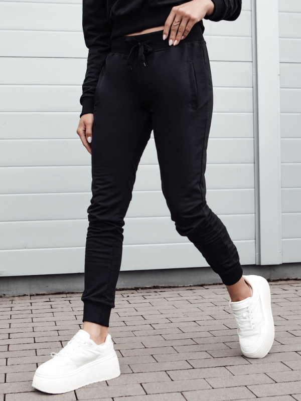 Dstreet Dámské tepláky FITS UY2303 Barva: Černá, Velikost: XL