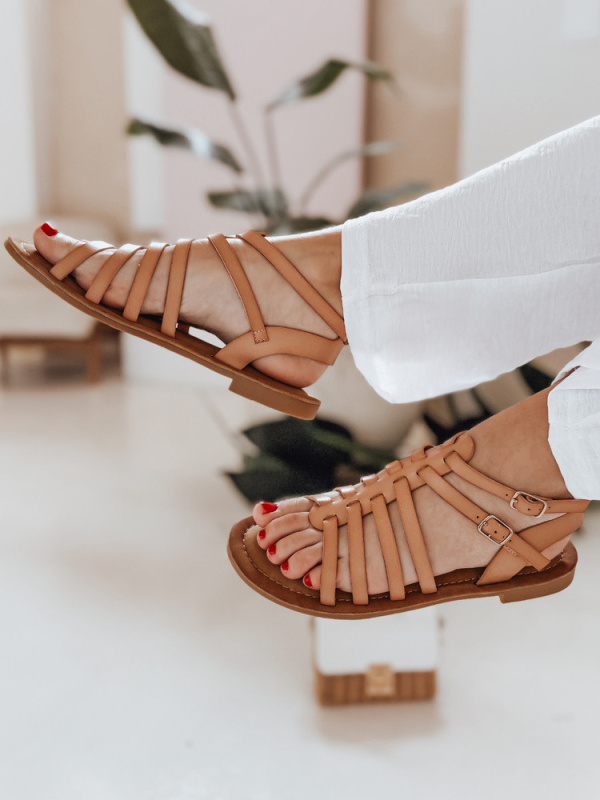 Dámské sandály IRALIE beige FashionStreet ZY0943 40