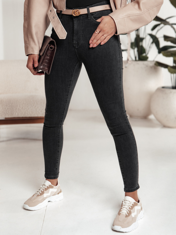 Dámské džíny SLIMLEGS černé Dstreet UY2241 Barva: Černá, Velikost: 42