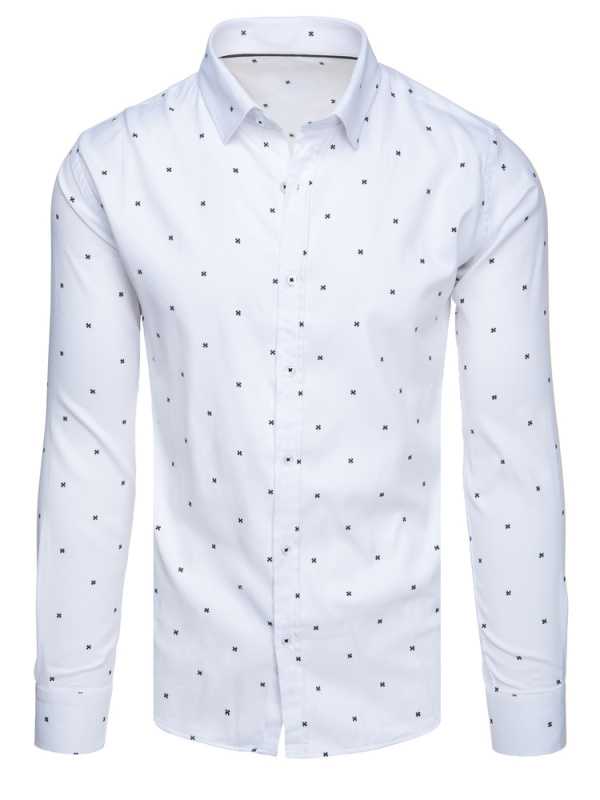 Pánská košile Dstreet DX2624 Barva: Bílá, Velikost: XXL