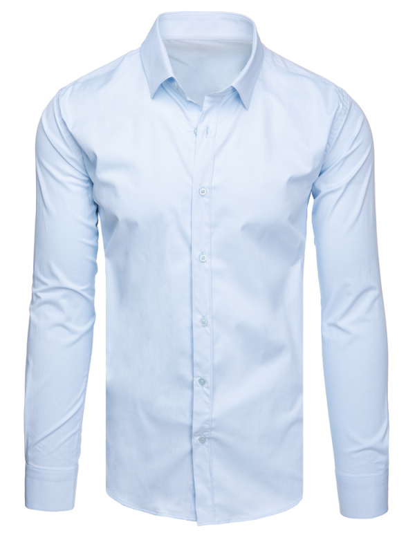 Pánská elegantní košile Dstreet DX2590 Barva: Modrá - světle, Velikost: XL