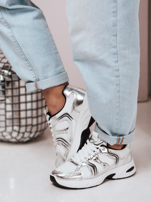 Dámské stříbrné tenisky GLISSWALK
