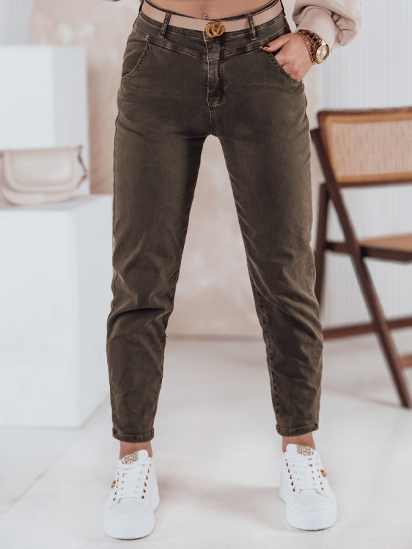 Dámské džíny STREETSTYLE Dstreet UY2353 Barva: Hnědá, Velikost: XL