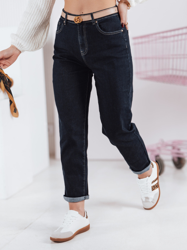 Dámské džíny STRAIGHTY Dstreet UY2390 Barva: Modrá, Velikost: XL
