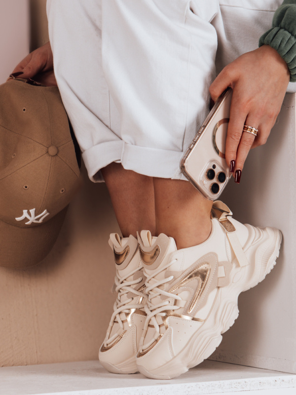 Dámské sneakersy EASYPACE béžové