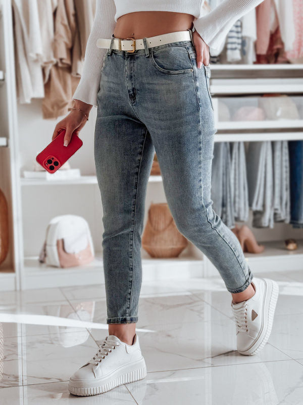 Dámské džíny regular fit LOVANCIO Dstreet UY2456 Barva: Modrá - světle, Velikost: S