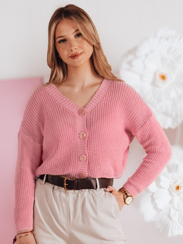 Růžový oversize svetr SWEETDREAM