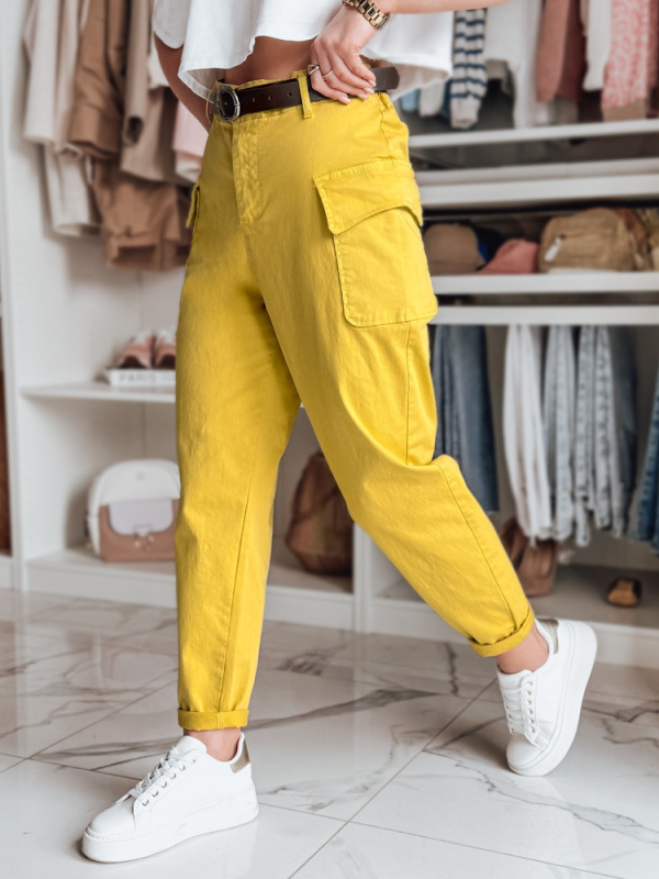 Dámské kalhoty baggy GOTRENDI Dstreet UY2522 Barva: Hnědá, Velikost: XL