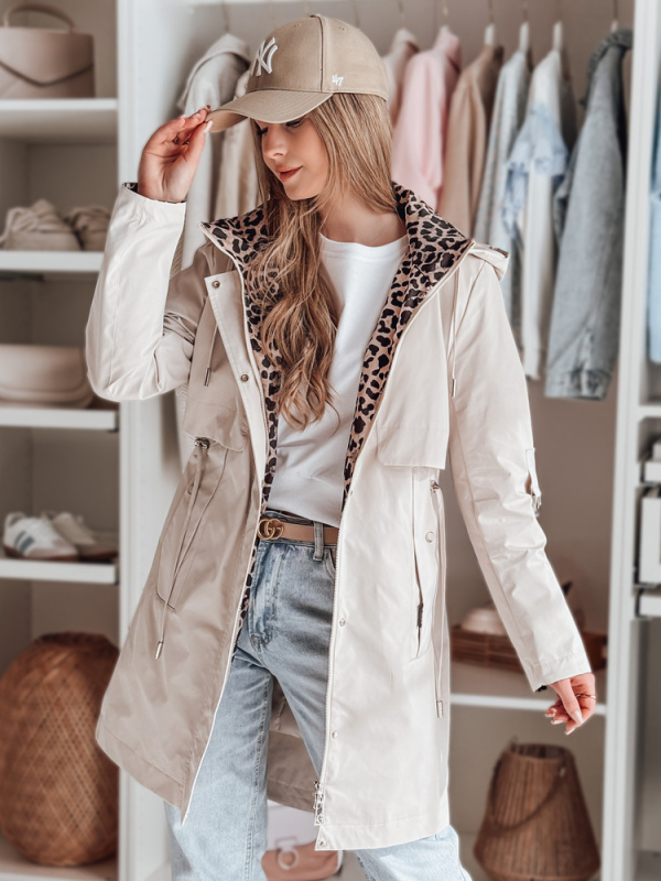 Dámská bunda FERISSA Dstreet TY4871 Barva: Béžová, Velikost: S