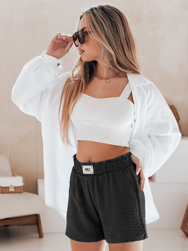 Dámské šortky OWN STYLE Dstreet SY0451 Barva: Černá, Velikost: XXL