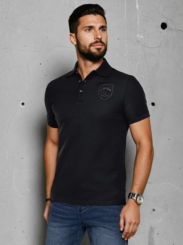 Pánská polokošile Dstreet PX0624 Barva: Černá, Velikost: XL