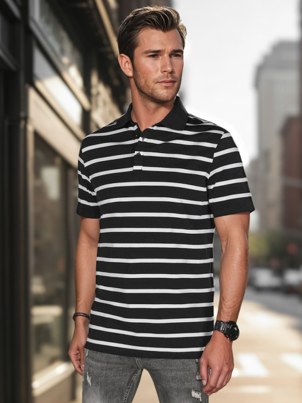 Pánská polokošile Dstreet PX0636 Barva: Černá, Velikost: XL