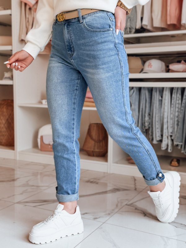 Dámské džíny slim fit SKINMONDO Dstreet UY2673 Barva: Modrá - světle, Velikost: S/36