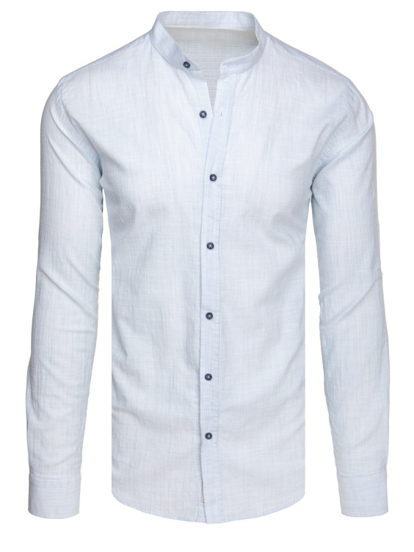 Pánská košile Dstreet DX2658 Barva: Modrá - světle, Velikost: L