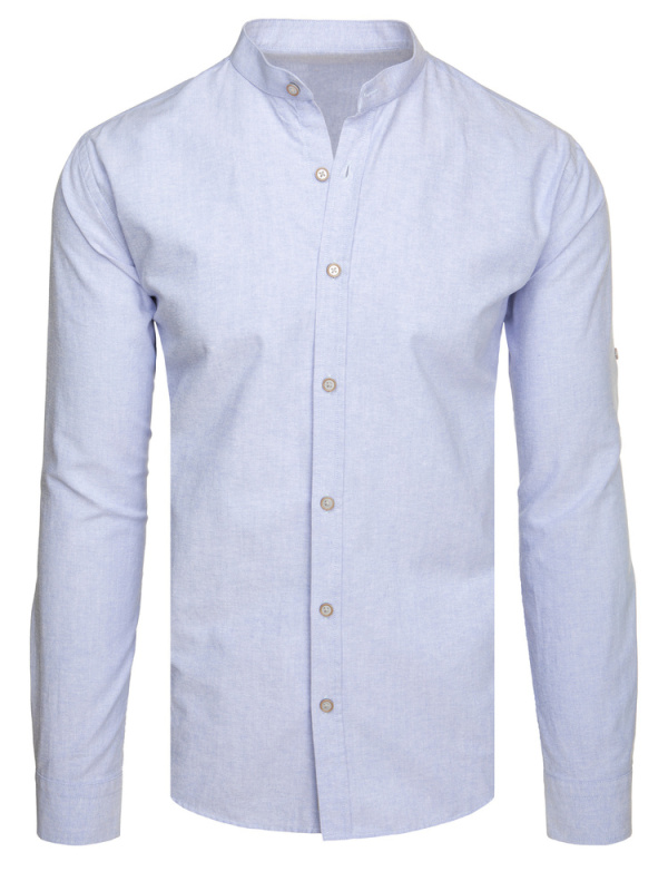 Pánská košile Dstreet DX2662 Barva: Modrá - světle, Velikost: 3XL