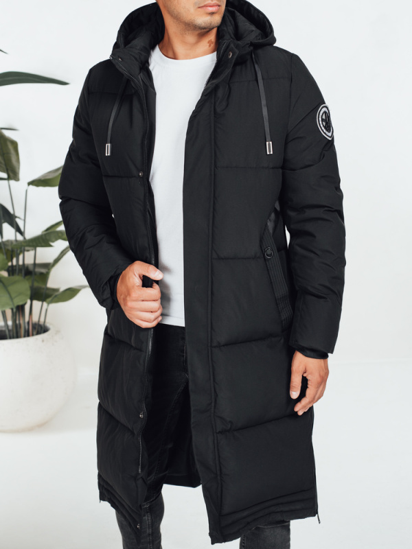 Dstreet Pánská zimní bunda s kapucí TX5068 Barva: Černá, Velikost: XL
