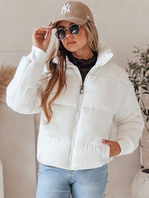 Dámská bunda VIBEGIRL Dstreet TY4945 Barva: Bílá, Velikost: L
