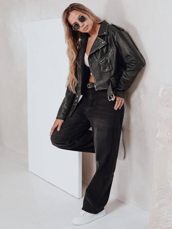 Dámské džíny balloon fit Dstreet UY2741 Barva: Černá, Velikost: XL