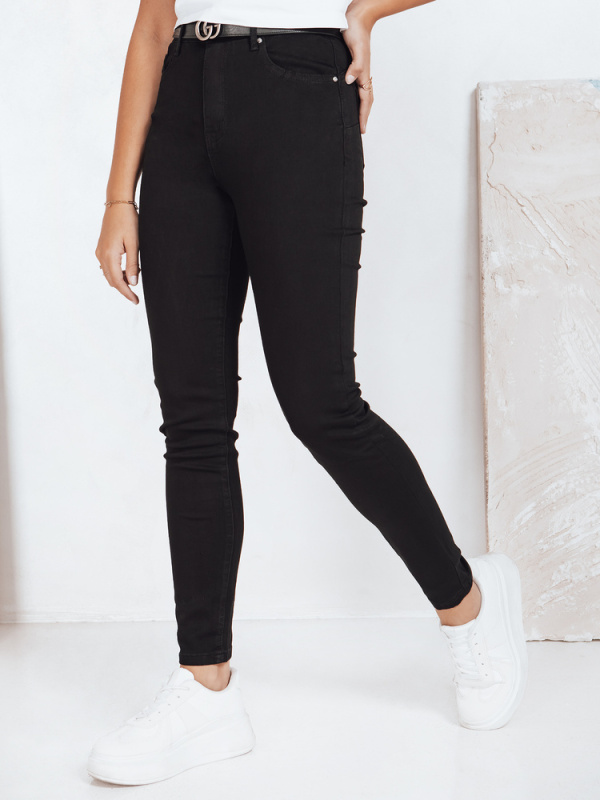 Dámské džíny skinny černé Dstreet UY2756 Barva: Černá, Velikost: 42