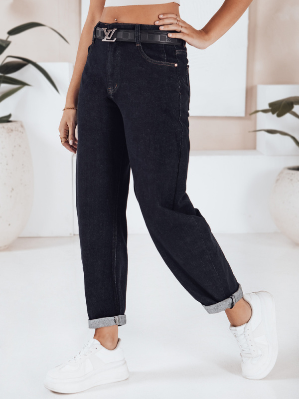 Dámské džíny balloon fit Dstreet UY2766 Barva: Modrá, Velikost: M/38