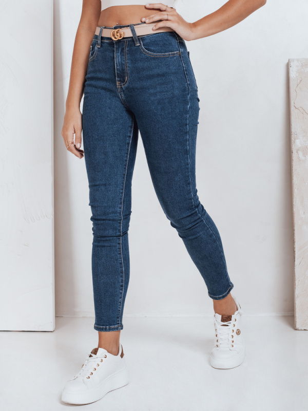 Dámské džíny skinny Dstreet UY2778 Barva: Modrá - světle, Velikost: 36
