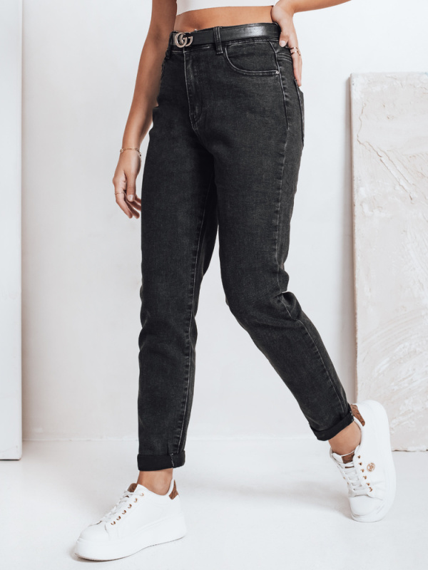 Dámské džíny fit Dstreet UY2779 Barva: Černá, Velikost: 42