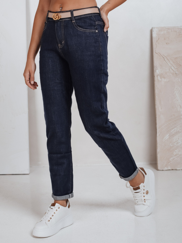 Dámské džíny fit Dstreet UY2781 Barva: Modrá, Velikost: 34