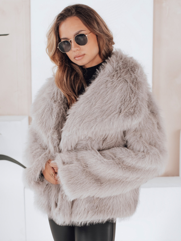 Dámská zimní bunda VALTENA Dstreet TY5116 Barva: Šedá - tmavě, Velikost: L/XL