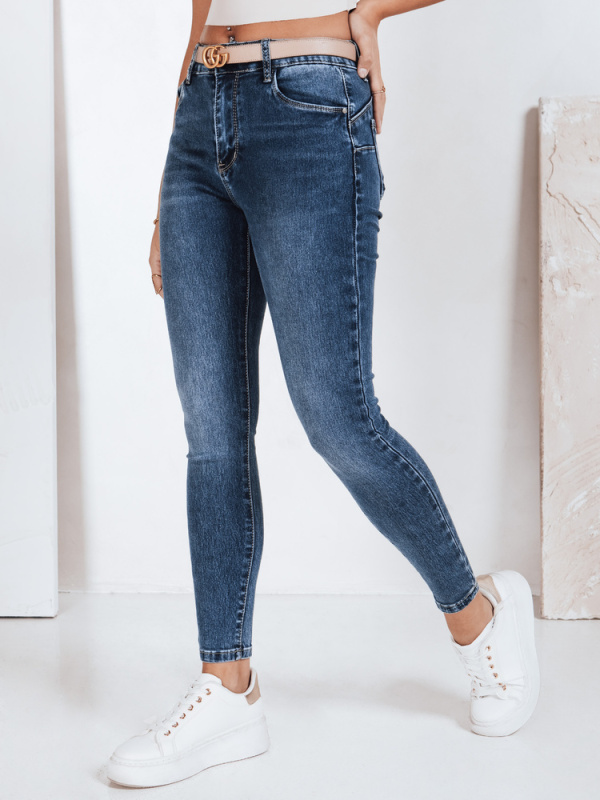 Dámské džíny skinny Dstreet UY2791 Barva: Modrá - světle, Velikost: 28