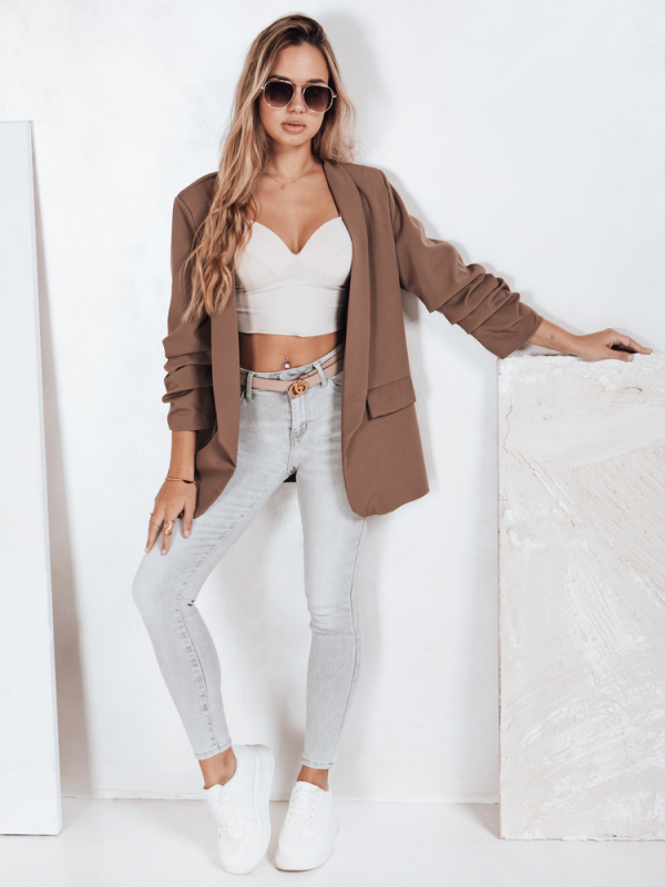 Dámské džíny skinny Dstreet UY2811 Barva: Šedá - světle, Velikost: 31