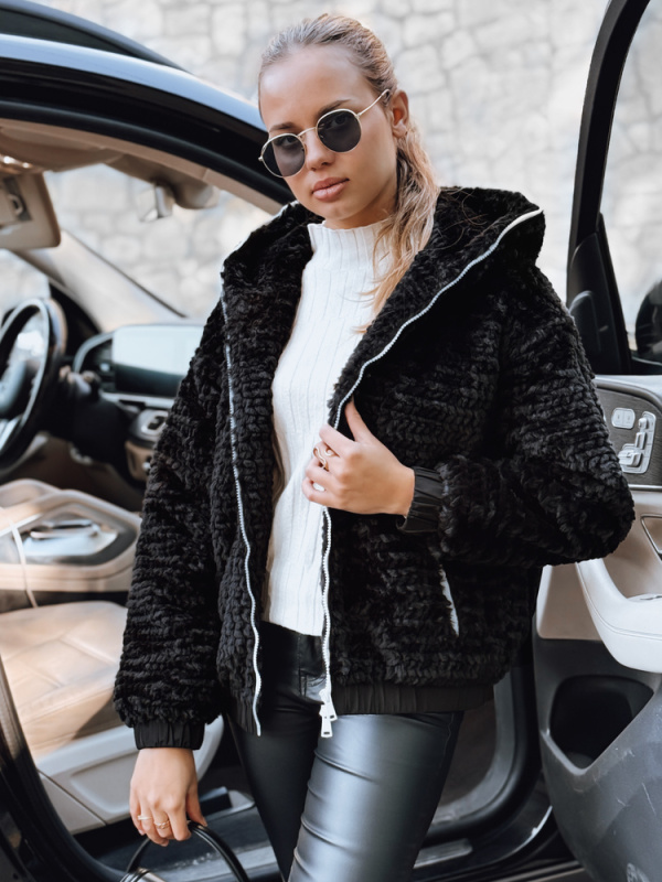 Dámská bunda Dstreet TY5270 Barva: Černá, Velikost: L